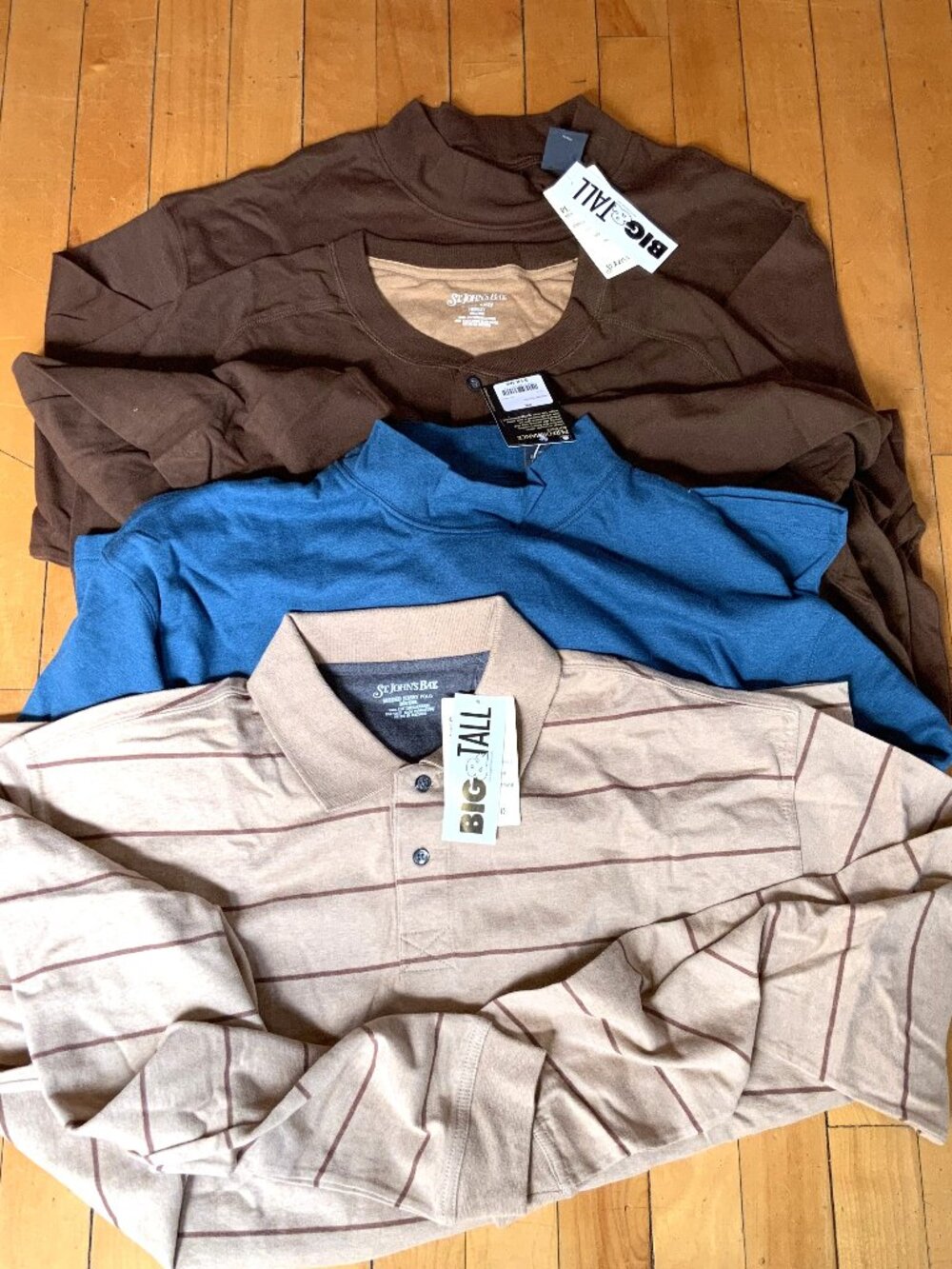 St John's Bay Men's Shirts. NEW